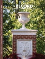 2024 Spring Record magazine cover - an amphora crowning the opening gate