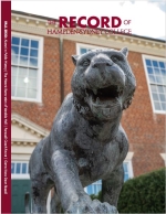 The Fall 2023 Record magazine cover - a tiger statue
