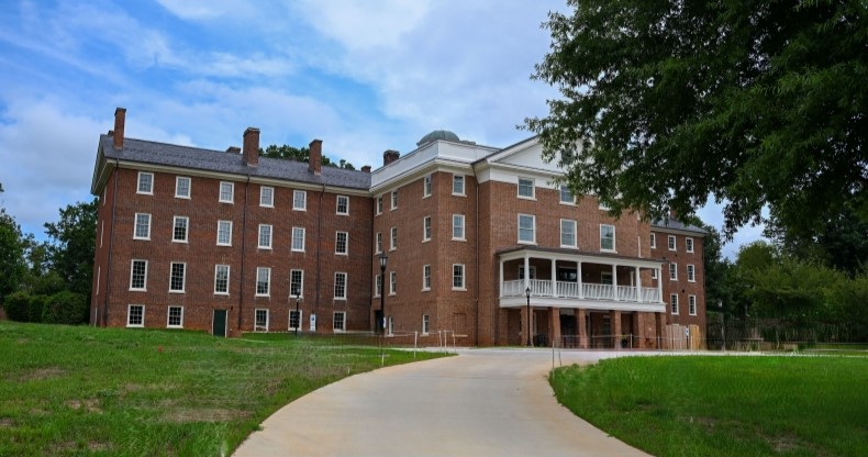 exterior image of the back addition to Venable Hall