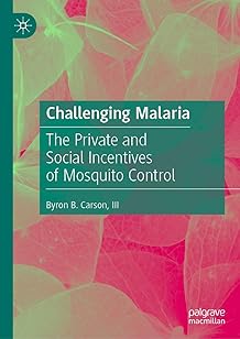 Book cover titled "Challenging Malaria"