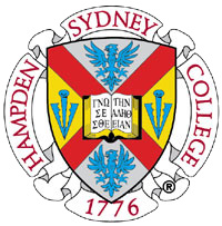Hampden-Sydney college banner and shield