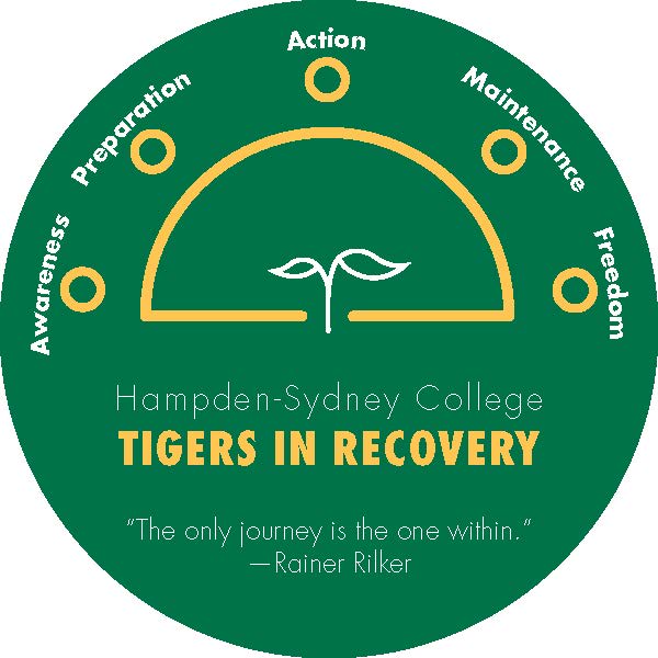 "Tigers in Recovery" seedling sticker